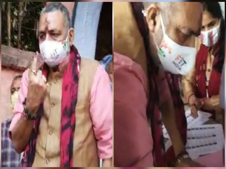 Bihar Election: केंद्रीय मंत्री गिरिराज सिंह ने किया मतदान, EVM खराब होने की वजह से करना पड़ा इंतजार