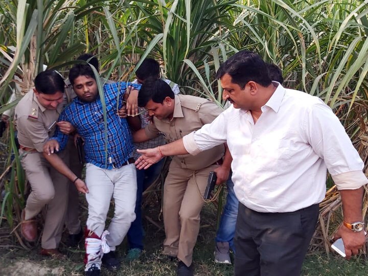 encounter between police and criminals in baghpat uttar Pradesh ann बागपत: पुलिस को मिली बड़ी कामयाबी, मुठभेड़ के बाद 25 हजार का इनामी शराब तस्कर गिरफ्तार