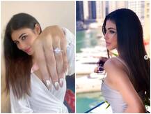 In Pics: मौनी रॉय ने फ्लॉन्ट की सगाई की डायमंड रिंग, मंगेतर को लेकर फैंस ने किए सवाल