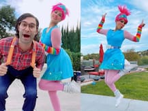 रंगबिरंगा रहा सनी लियोनी का हैलोवीन डे...आप भी देखिए उनकी तेज़ी से वायरल होती तस्वीरें