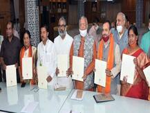 यूपी राज्यसभा चुनाव: राज्यसभा के निर्विरोध चुने गए 10 उम्मीदवार, दिया गया जीत का सर्टिफिकेट