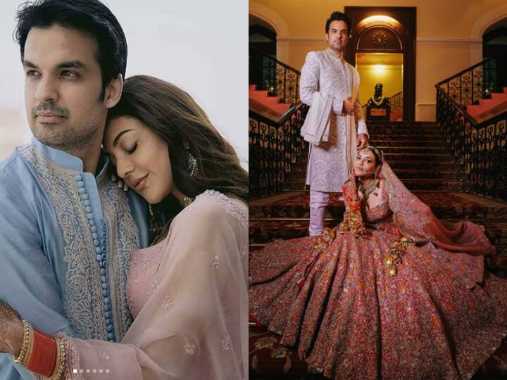 बॉलीवुड और साउथ की जानी-मानी एक्ट्रेस काजल अग्रवाल ने 30 अक्टूबर को शादी रचाई लेकिन उनकी वेडिंग तस्वीरें वायरल होने का सिलसिला थम नहीं रहा.