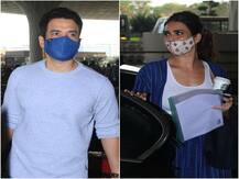 तुषार कपूर और एक्ट्रेस करिश्मा तन्ना एयरपोर्ट पर स्पॉट हुए, कैजुअल लुक में लग रहे थे शानदार, देखें तस्वीरें