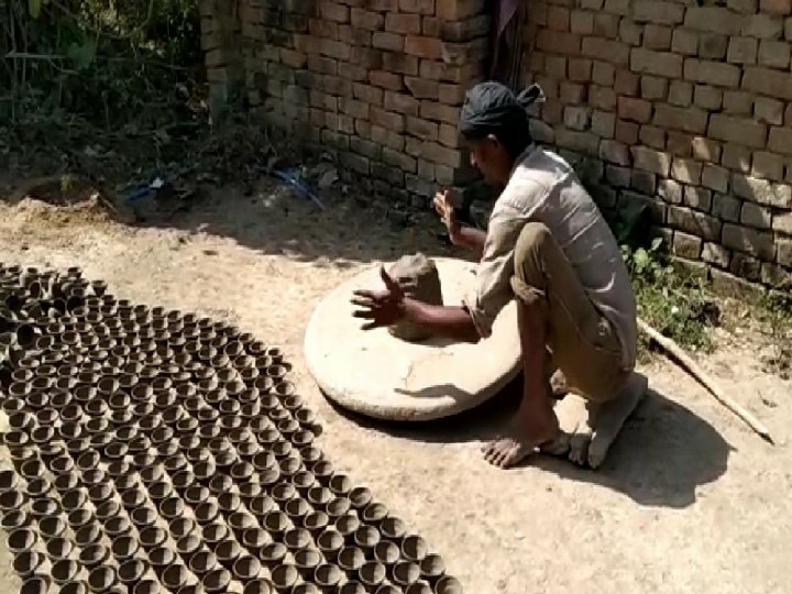 बिहार: दिवाली नजदीक आते ही कुम्हारों के चेहरे पर लौटी मुस्कान, लॉकडाउन में ठप पड़ गया था काम