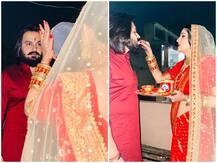 In Pics: बेटे के जन्म के बाद सपना चौधरी ने पति वीर संग मनाया करवाचौथ, बढ़े वजन में सामने आईं ऐसी तस्वीरें