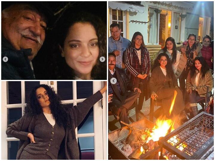 बॉलीवुड अभिनेत्री कंगना रनौत एक शाही डिनर के चलते इन दिनों सुर्खियों में आ गई हैं. ये शाही डिनर नालागढ़ के महाराजा ने होस्ट किया था. तस्वीरें कंगना की बहन रंगोली ने सभी के साथ शेयर की हैं.