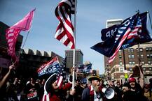 अमेरिका में दिखा एक ओर जश्न का माहौल तो दूसरी ओर निराशा, देखें ट्रंप और बाइडेन के समर्थकों की सड़कों पर उतरी तस्वीरें