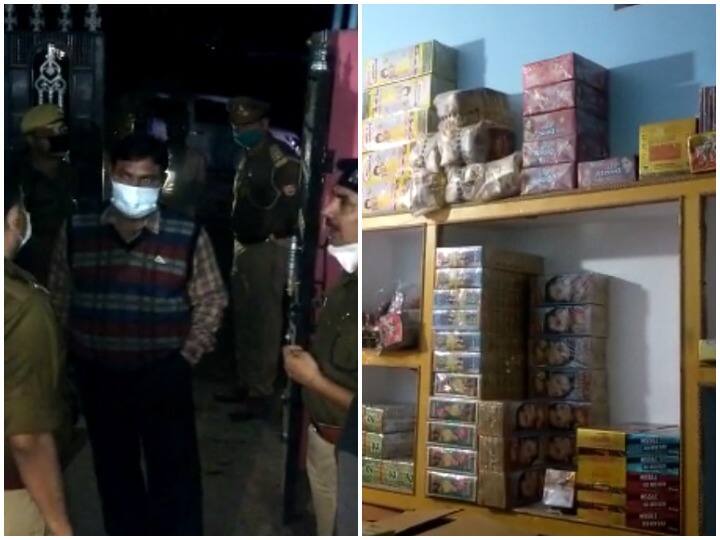 Raebarely: Crackers worth of crore siezed, officials raided home without informing police ANN रायबरेली: करोड़ों रुपए के अवैध पटाखे बरामद, अधिकारियों ने पुलिस को सूचना दिए बिना घर पर दी दबिश
