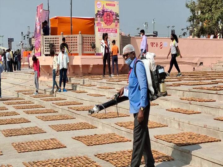 अयोध्या में दीपोत्सव की धूम, कोरोना काल में प्रशासन बरत रहा है खास एहतियात deepotsav in ayodhya administration is taking special precautions during Corona period ann अयोध्या में दीपोत्सव की धूम, कोरोना काल में प्रशासन बरत रहा है खास एहतियात