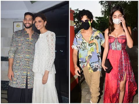 Photos: सिद्धांत चतुर्वेदी के घर पर दिवाली सेलिब्रेट करने पहुंचीं दीपिका पादुकोण, अनन्या के वेस्टर्न लुक पर थमी सबकी नजरें Photos: सिद्धांत चतुर्वेदी के घर पर दिवाली सेलिब्रेट करने पहुंचीं दीपिका पादुकोण, अनन्या के वेस्टर्न लुक पर थमी सबकी नजरें