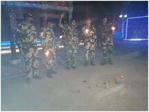जम्मू में अंतरराष्ट्रीय सीमा पर तैनात बीएसएफ जवानों ने मनाई दिवाली, पाकिस्तान को दी कड़ी चेतावनी