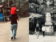सैफ अली के कंधे पर बैठकर बर्फीली वादियों को एन्जॉय कर रहे हैं तैमूर, करीना कपूर ने शेयर की दिल छू लेने वाली ये तस्वीरें