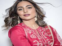 Hina Khan ने लाल रंग के जोड़े में लूटा फैंस का दिल, दिखीं कातिलाना अंदाज में...