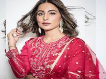 Hina Khan ने लाल रंग के जोड़े में लूटा फैंस का दिल, दिखीं कातिलाना अंदाज में...