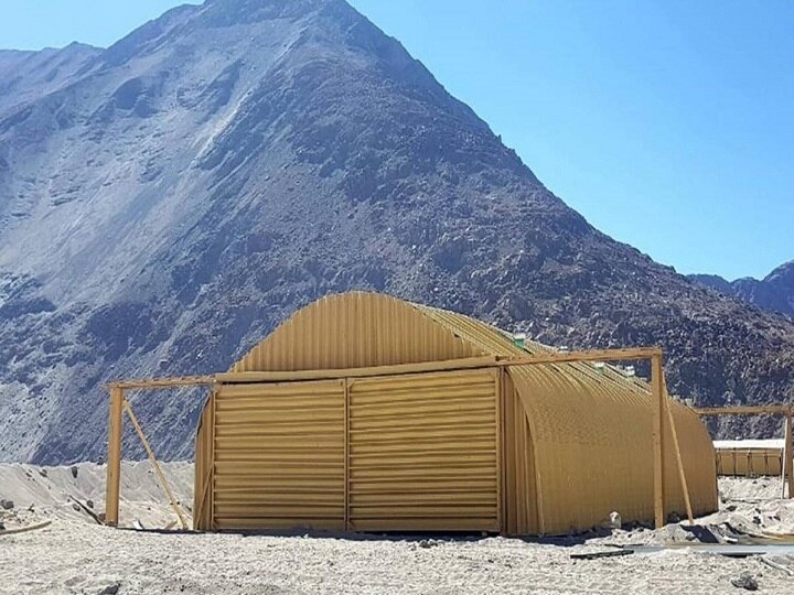 Special tents made for India army in Ladakh amid border tension with China चीन से तनातनी के बीच लद्दाख में कड़ाके की ठंड के चलते सैनिकों के लिए बनाए गए स्पेशल टेंट