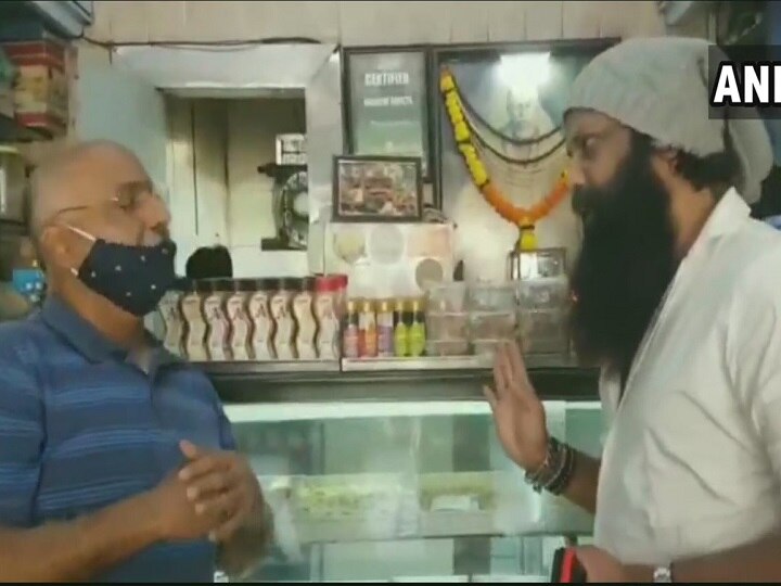 Shiv Sena Leader objects on Bandra Karachi Sweets Asks shop owner  to change Name for Something in Marathi  Video Goes Viral मुंबई के कराची स्वीट पर शिवसेना को आपत्ति, कहा- कोई मराठी नाम रखो, Video वायरल