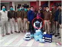 गोरखपुर: किराने की दुकान की आड़ में चल रहा था अवैध शराब का गोरखधंधा, भारी मात्रा में सामान बरामद