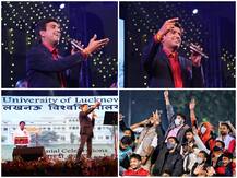 लखनऊ: कुमार विश्वास की पंक्तियों से गुलज़ार हुई अवध की शाम, बिखेरे कई रंग