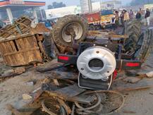 रायबरेली में हुआ भीषण सड़क हादसा, हादसे में ट्रैक्टर चालक की मौत