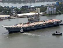 स्वेदशी एयरक्राफ्ट कैरियर 'विक्रांत' बनकर होने वाला है तैयार, सोमवार को कोच्चि में हुआ बेसिन-ट्रायल