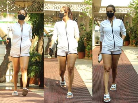 In Pics: व्हाइट आउटफिट में दिखी मलाइका अरोड़ा की बेहतरीन फिटनेस, देखिए जिम लुक वाली तस्वीरें In Pics: व्हाइट आउटफिट में दिखी मलाइका अरोड़ा की बेहतरीन फिटनेस, देखिए जिम लुक वाली तस्वीरें