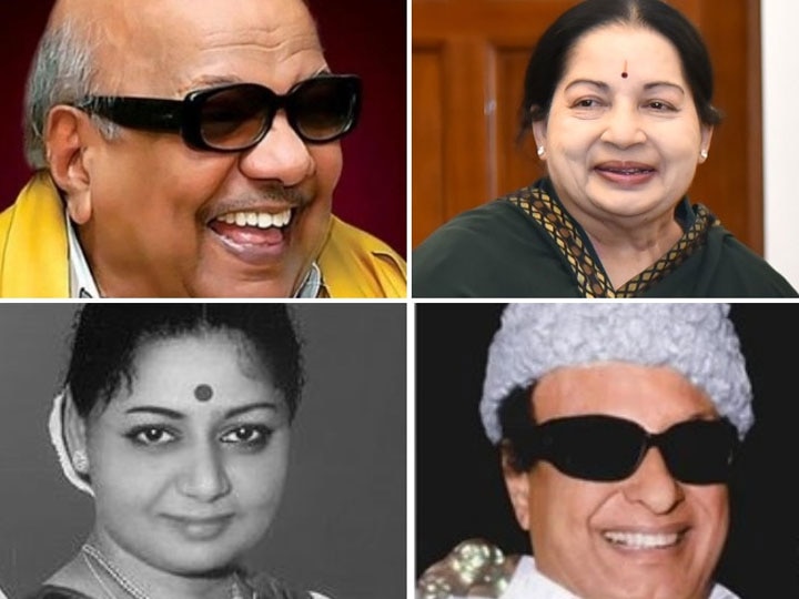 Rajinikanth Political Entry Four film stars from Tamil Nadu who join politics and became CM Jayalalithaa M Karunanidhi तमिलनाडु के वो चार फिल्मी सितारे, जिन्होंने राजनीति में एंट्री लेकर CM तक का सफर किया तय
