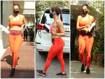 In Pics: वर्क आउट लुक में स्पॉट हुई मलाइका अरोड़ा, फिटनेस से कर दिया सबको इंप्रेस