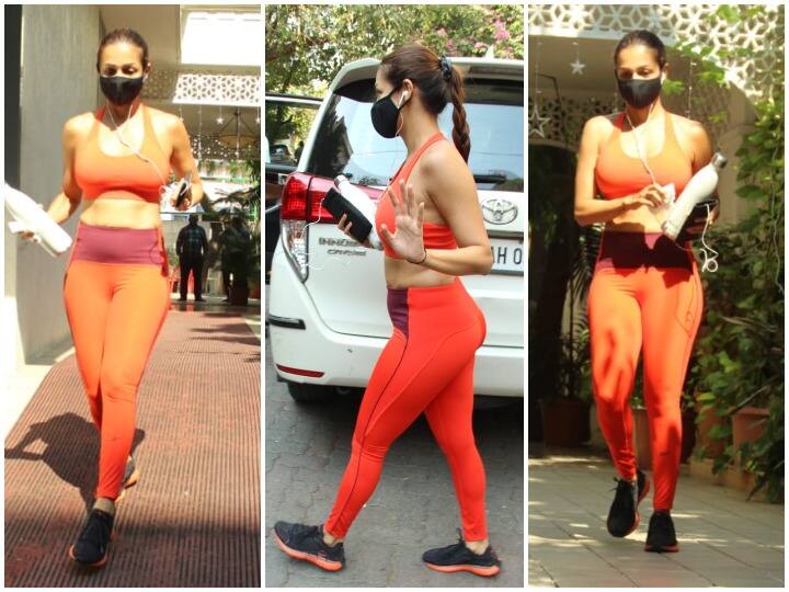 बॉलीवुड अभिनेत्री मलाइका अरोड़ा को हाल ही में मुंबई में स्पॉट किया गया. (Photo Credit: Manav Manglani)