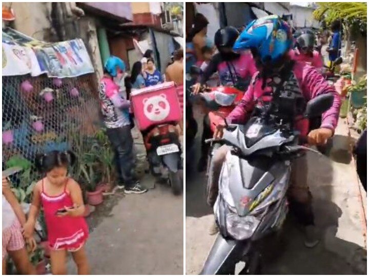 Philippines: Girl ordered food online, 42 delivery boys arrived to deliver parcel लड़की ने ऑनलाइन ऑर्डर किया खाना, पार्सल देने पहुंच गए 42 डिलीवरी बॉय