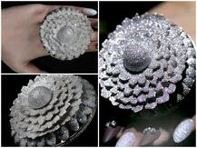 World Record: अंगूठी में 12 हजार 638 हीरे लगाकर भारतीय ज्वेलर ने बनाया गिनीज वर्ल्ड रिकॉर्ड