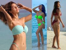 Bikini Babes of Bollywood: समंदर किनारे इन हसीनाओं ने लगाई पानी में आग, देखिए तस्वीरें