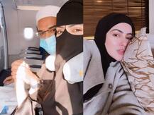 कड़कड़ाती ठंड के बीच Sana Khan शौहर Anas Sayyed के साथ कश्मीर में मना रही हैं हनीमून