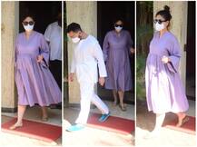 In Pics: प्रेग्नेंसी में पति सैफ संग घर से बाहर निकलीं करीना कपूर खान ने फ्लॉन्ट किया बेबी बंप, ड्रेस की खूब हो रही है चर्चा