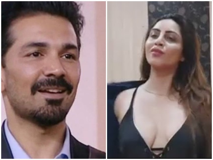 Arshi Khan flirted with Abhinav Shukla in Big Boss Bigg Boss 14 अभिनव शुक्ला से बोलीं अर्शी खान- चाहों तो तुम्हें पापा बना सकती हूं, पत्नी रूबीना ने दिया ऐसा रिएक्शन