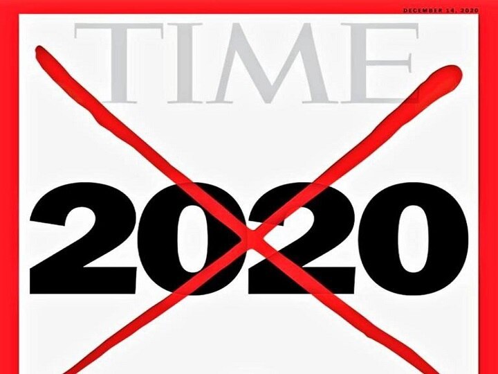 TIME magazine Use of a Red X on Its Cover TIME मैगजीन के कवर पर साल 2020 पर लगा रेड क्रॉस, 100 साल में सिर्फ 5वीं बार हुआ ऐसा