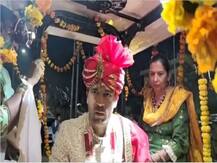 ओलंपिक खिलाड़ी किसानों के प्रति समर्थन दिखाते हुए अपनी बारात ट्रैक्टर में लेकर पहुंचे