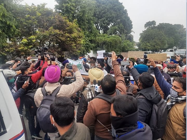 jammu farmers came in support of ongoing farmers protest in country ANN ...