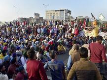 भारतीय किसान यूनियन एकता के नेता अनशन पर नहीं बैठे, पिछले हफ्ते टिकरी बॉर्डर पर पोस्टर लेकर किया था प्रदर्शन