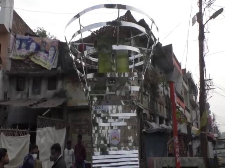 Urban Tree Remove air Pollution in Kanpur city ann कानपुर: प्रदूषण को कम करेगा 'अरबन ट्री', शहर में वायू प्रदूषण कम करने के लिये एक अनूठा प्रयोग