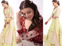 In Pics: एक्ट्रेस काजल अग्रवाल ने गौड़ पूजा सेरेमनी में पहना था 3 लाख का लहंगा, देखिए कैसा था उनका लुक