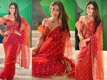 In Pics: रेड साड़ी में दिखा सुरभि चंदना का ग्लैमरस अंदाज, देखिए एक्ट्रेस की खूबसूरत तस्वीरें