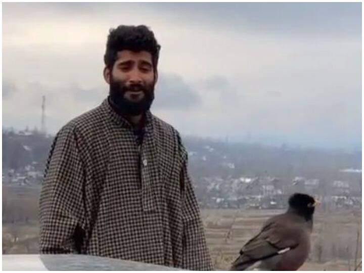 शख्स को गाता देख चिड़िया ने भी मिलाया सुर में सुर, देखें मजेदार वीडियो Seeing the person singing, the bird also made a noise, watch a funny video शख्स को गाता देख चिड़िया ने भी मिलाया सुर में सुर, देखें मजेदार वीडियो