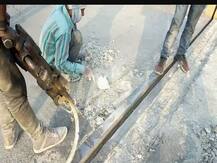 रायबरेली: एबीपी की खबर का असर, जर्जर पुल के मरम्मत का काम शुरू, पीएम मोदी ने किया था लोकार्पण