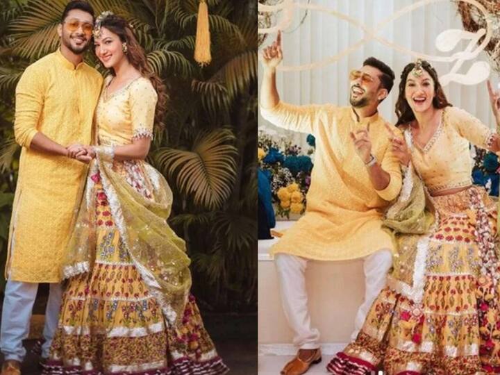 Gauahar Khan के हाथों में लगी 12 साल छोटे जैद दरबार के नाम की मेहंदी, सेरेमनी में पहनी भाई की गिफ्ट की ड्रेस