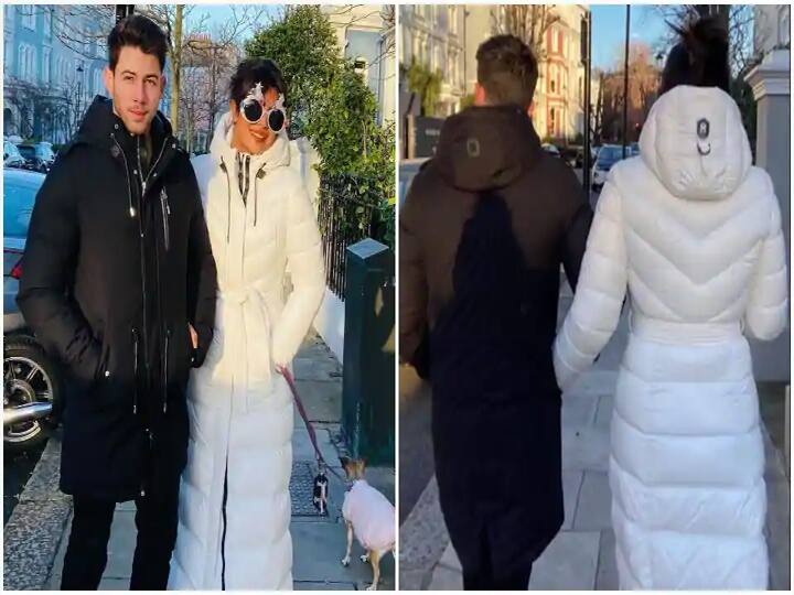 प्रियंका चोपड़ा-निक जोनास लंदन में यूं सेलिब्रेट किया क्रिसमस, जैकेट पहने नज़र आए दोनों Priyanka Chopra-Nick Jonas Celebrate Christmas in London, Wearing Both Jackets in Winter प्रियंका चोपड़ा-निक जोनास लंदन में यूं सेलिब्रेट किया क्रिसमस, जैकेट पहने नज़र आए दोनों