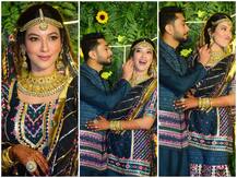 Photos: शादी से एक रात पहले इस अंदाज में दिखे गौहर खान और जैद दरबार, 11 साल बड़ी दुल्हनिया से यूं फ्लर्ट करते आए नजर