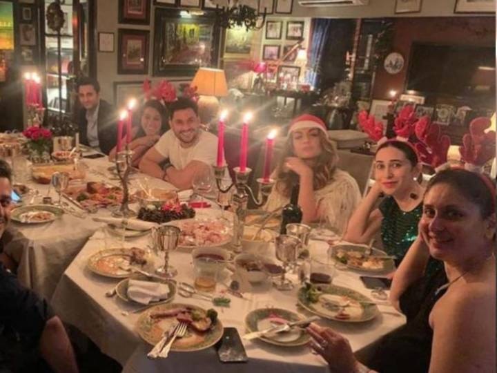 Christmas 2020 Kareena Kapoor Khan celebrate marry christmas with family and friends Christmas 2020: करीना कपूर खान ने दोस्तों को दी अपने घर पर क्रिसमस पार्टी, यहां देखिए खूबसूरत तस्वीरें