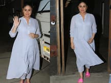 Kareena Kapoor का प्रेग्नेंसी के दौरान खिल उठा है चेहरा, लॉन्ग ड्रेस और पिंक स्लीपर्स में स्पॉट हुईं बेबो