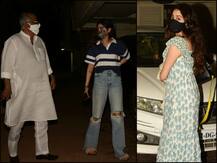 बहन अंशुला के बर्थडे पर पहुंची जान्हवी कपूर, पिता बोनी और खुशी भी हुईं कैमरे में कैद