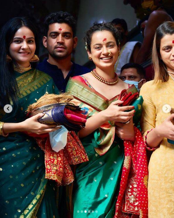 कंगना रनौत ने इंस्टाग्राम के जरिए अपने फैंस के साथ काफी सारी खूबसूरत तस्वीरें शेयर की हैं. 